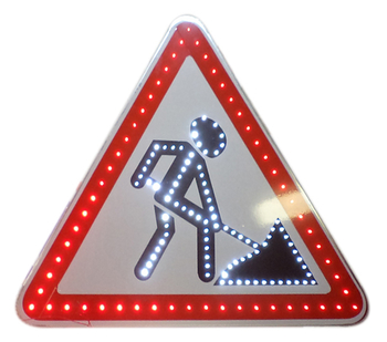 Знак 1.25 дорожные работы - Дорожные знаки - Светодиодные знаки - Магазин охраны труда и техники безопасности stroiplakat.ru